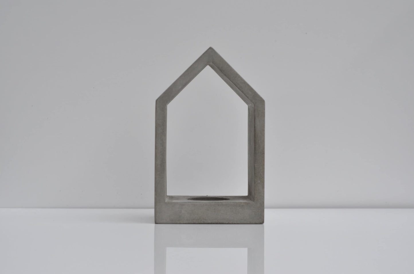 HANDMADE CONCRETE TEALIGHT HOLDER HOUSE