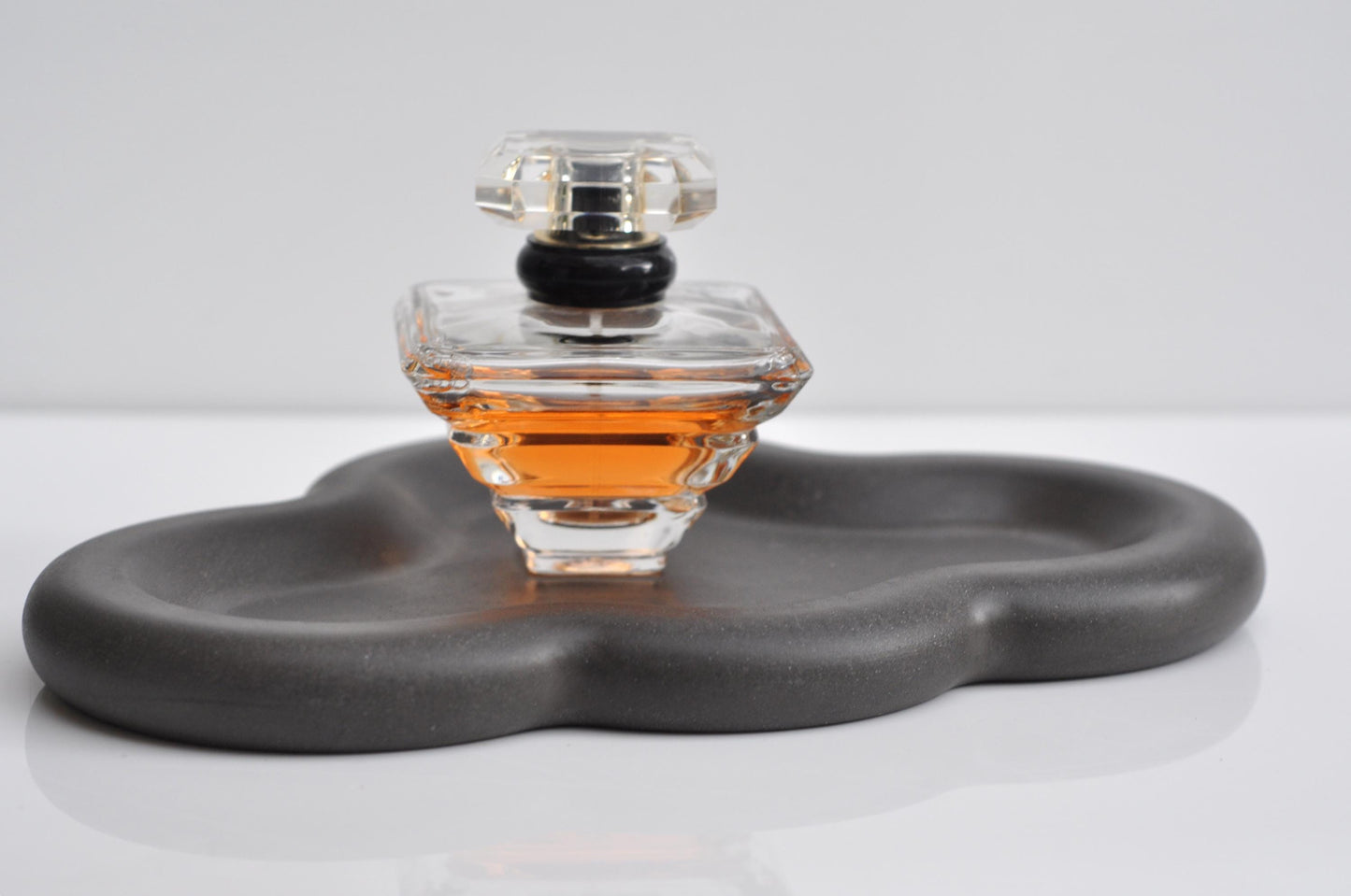 Handmade minimalist tray styled on shelf