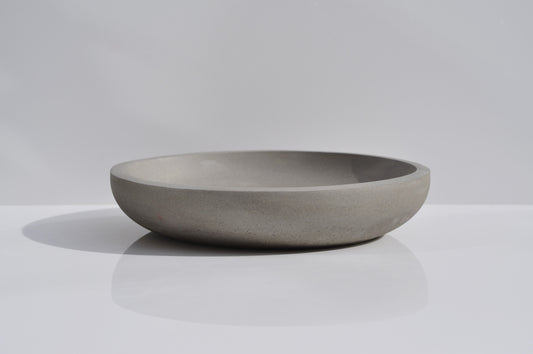 Minimalist grey bowl - industrial aesthetic