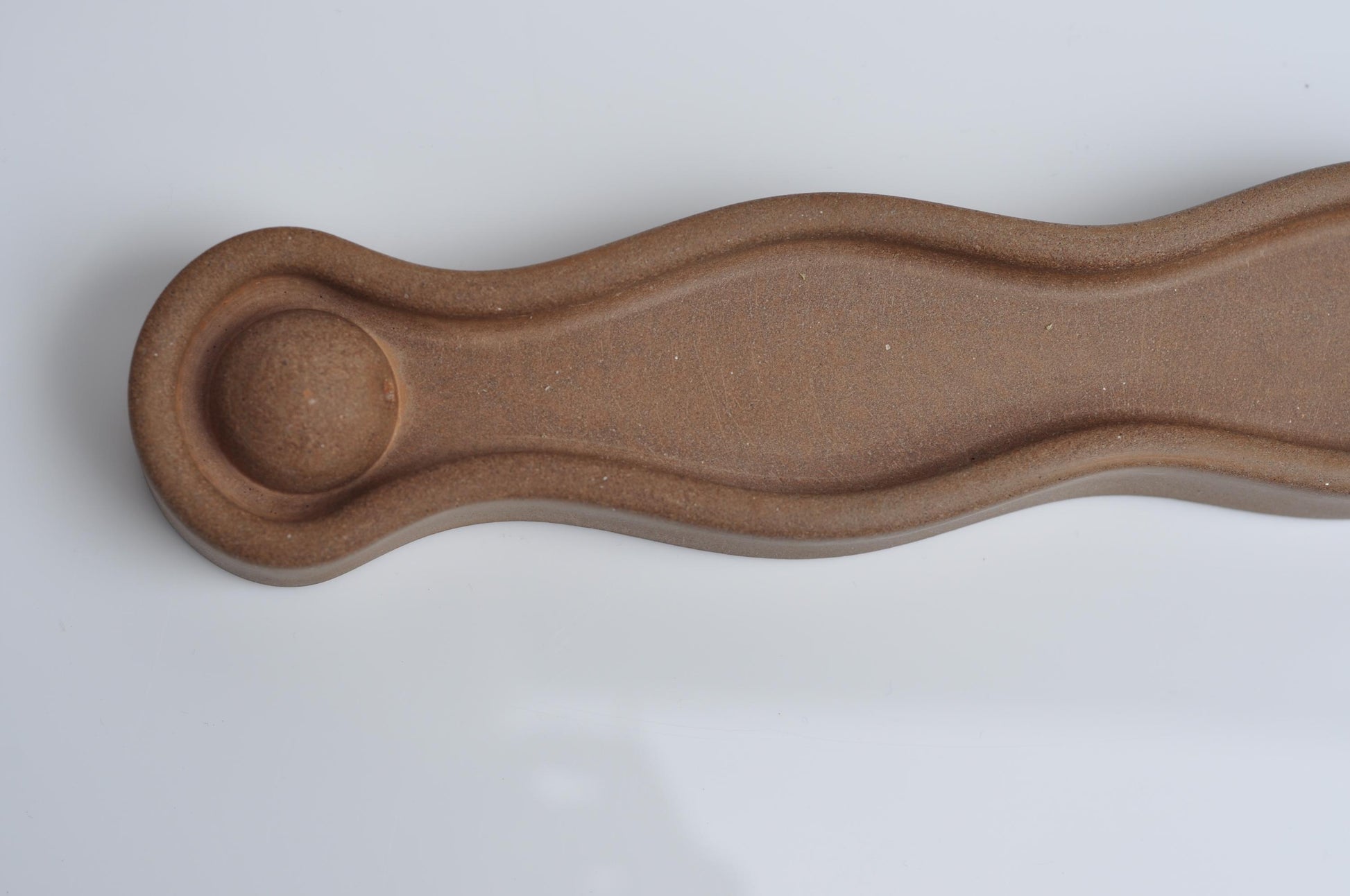 terracotta concrete incense dish for home décor