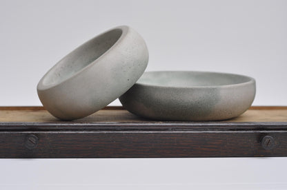 Small handmade concrete dish for keys