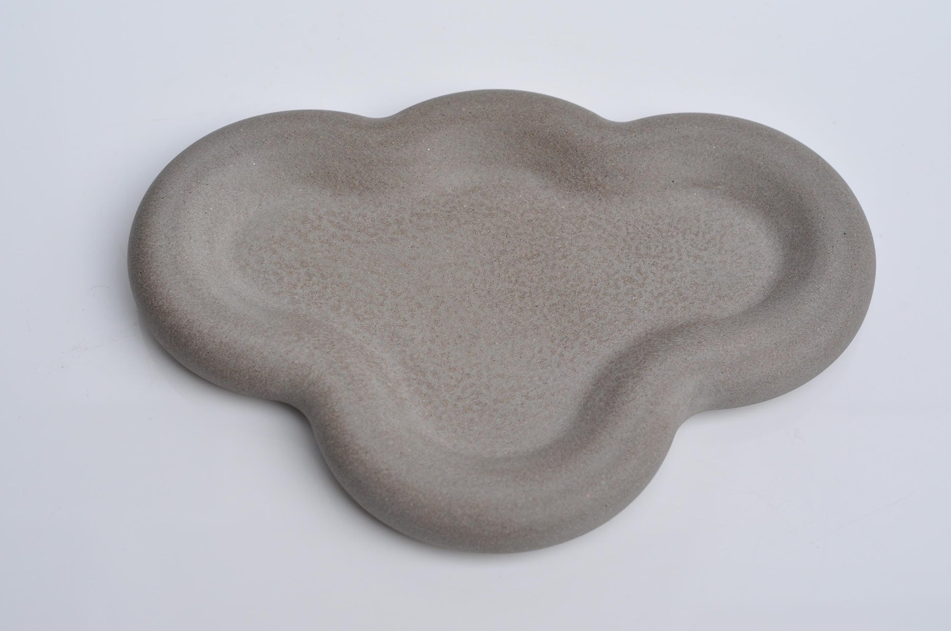 Cloud concrete tray in modern home décor setting