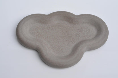 Cloud concrete tray in modern home décor setting