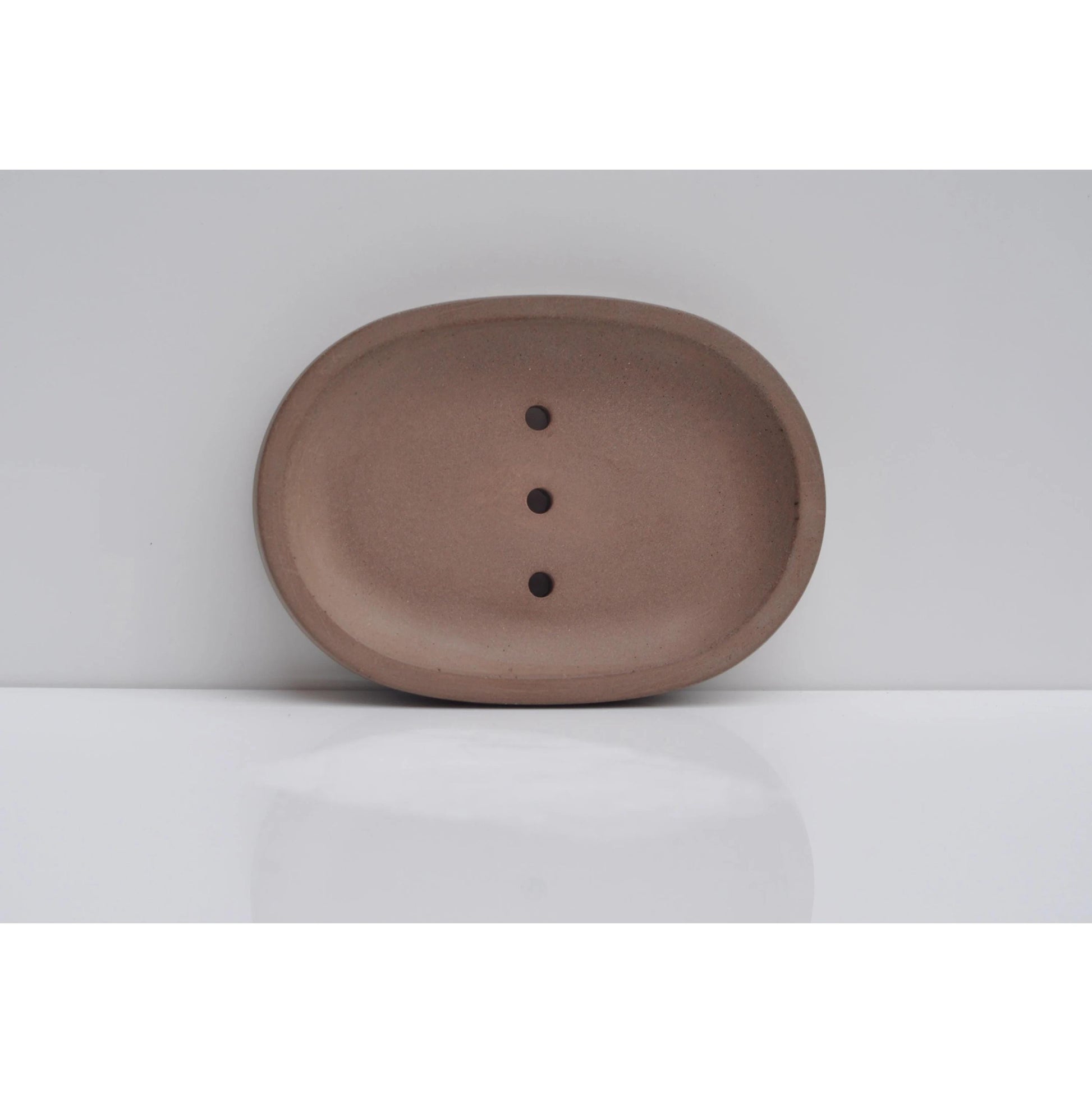 Minimalist bathroom décor accessory concrete dish