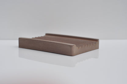 Minimalist bathroom décor accessory concrete dish