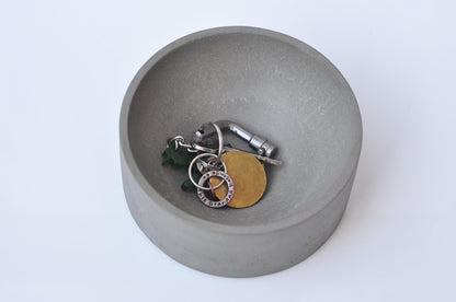 Medium handmade concrete decor bowl