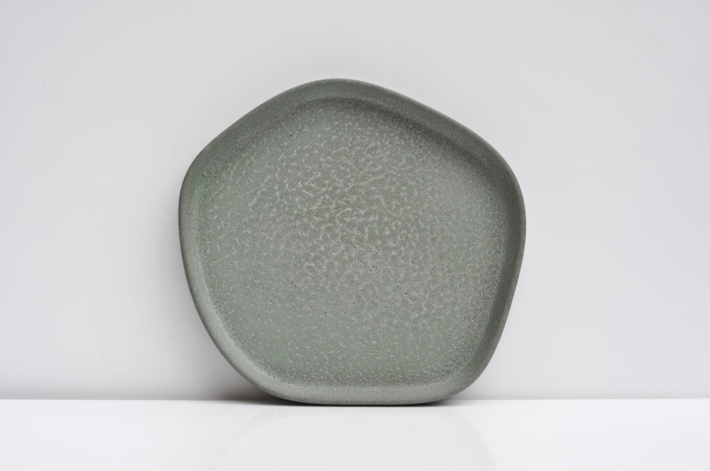Green and grey small cement tray for everyday items