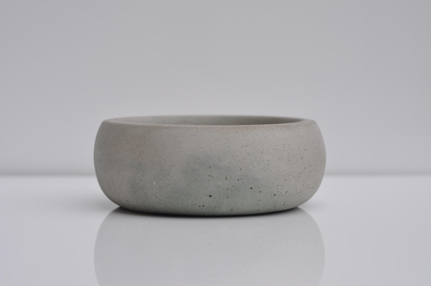 Little handmade concrete dish with rustic texture