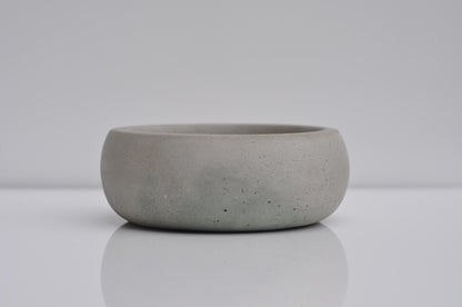 Little handmade concrete dish with rustic texture