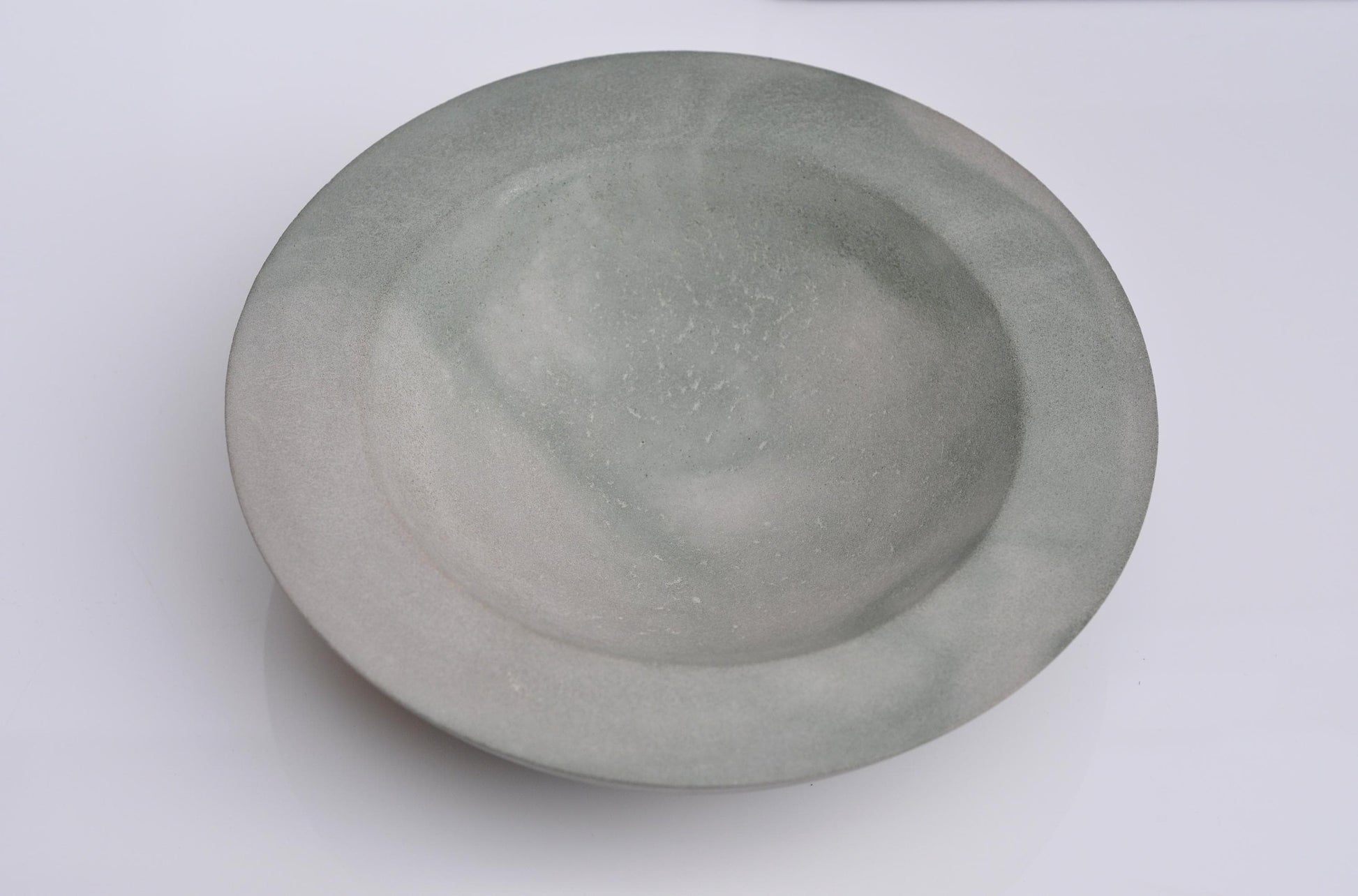 Green and grey small cement tray for everyday items