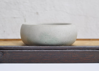 Minimalist handmade concrete bowl for trinkets