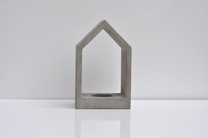 Handmade Concrete Tealight Holder: Minimalist House Design Decor