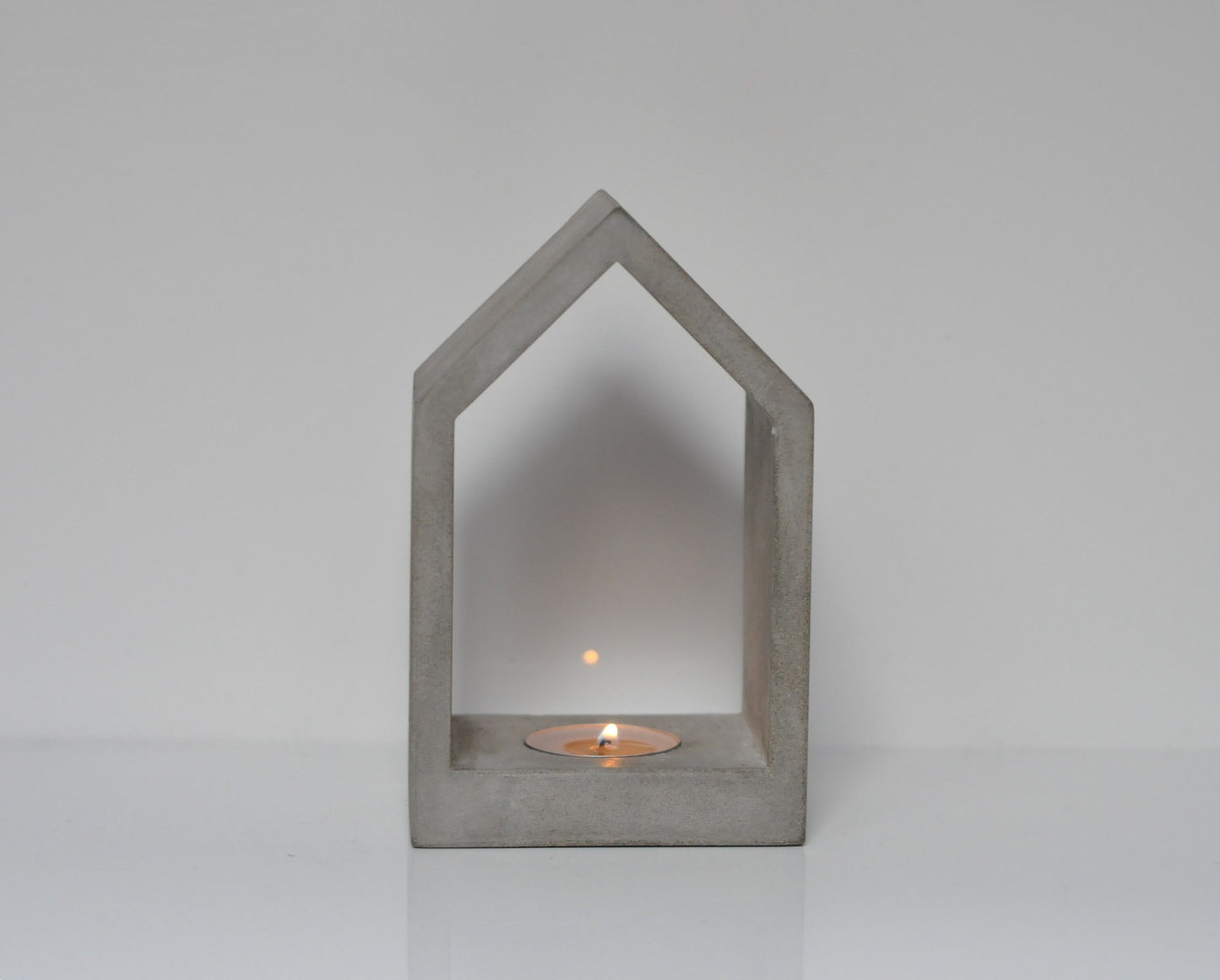 Concrete Light Holder House  | Brutalistic Tealight holder  | Beton candle holder  | Cement house decor