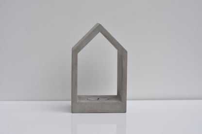 Concrete Light Holder House  | Brutalistic Tealight holder  | Beton candle holder  | Cement house decor