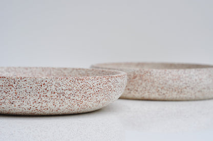 White Terrazzo Concrete Fruit bowls