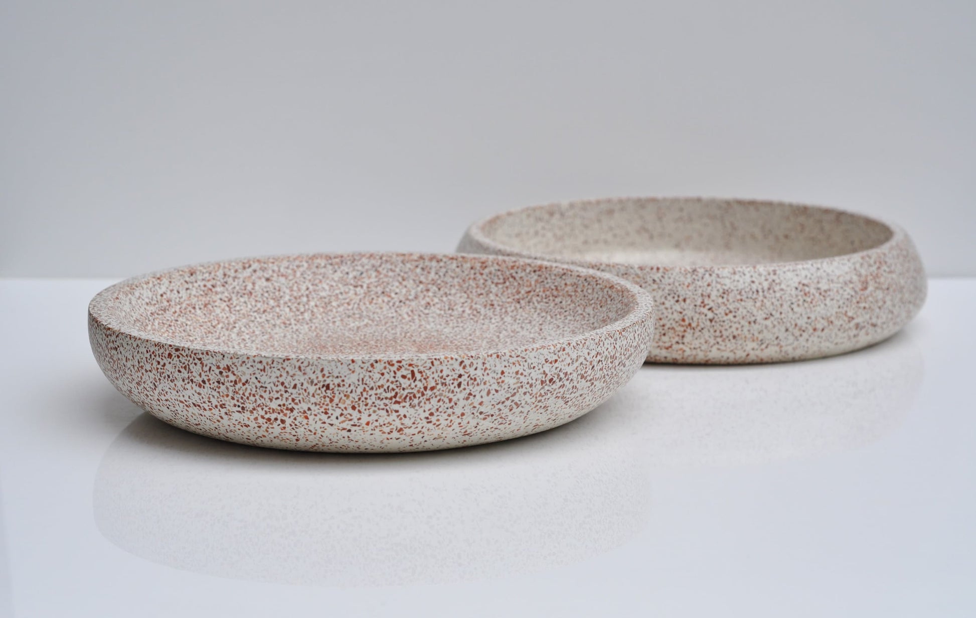 White Terrazzo Concrete unique bowls 