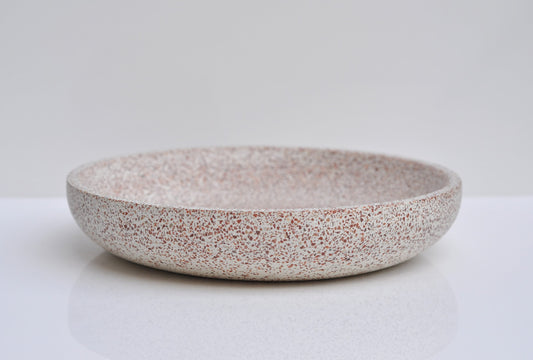 Unique White Terrazzo Concrete Key Bowl 