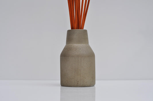 Little Concrete Vase | Handmade Cement Josticks Holder | Dry Flower Vase