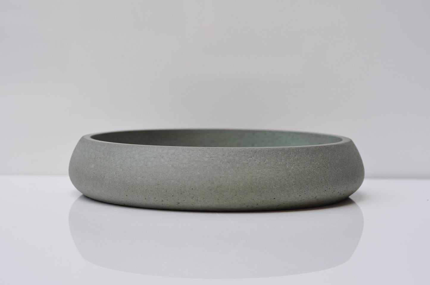 Concrete Bowl  | Handmade Ash Green Key Bowl  | Accessory Bowl  | Minimalist Home Decor