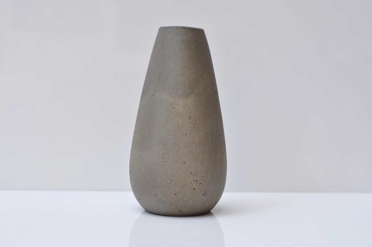 Medium Concrete Grey Vase for Dry Flowers