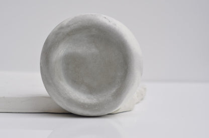 Little Concrete Trinket Dish | Small Round Handmade Jewellery Pebble Tray | Ring, earrings tray