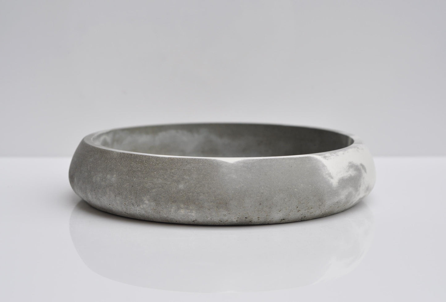 Medium Concrete Bowl  | Handmade Steel Grey Marble Key Bowl | Accessory Bowl | Minimalist Home Decor