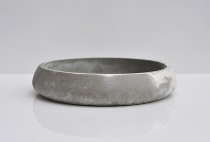 Medium Concrete Bowl  | Handmade Steel Grey Marble Key Bowl | Accessory Bowl | Minimalist Home Decor