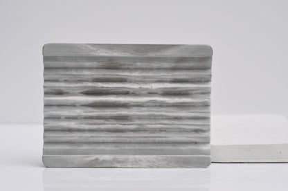 Concrete Soap Dish  | Green Grey Handmade Rectangular Soap Holder  | Bathroom Accessories