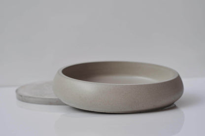 Medium Concrete Bowl  | Grey Handmade Accessory Bowl  | Shallow beton key bowl | Cement home decor