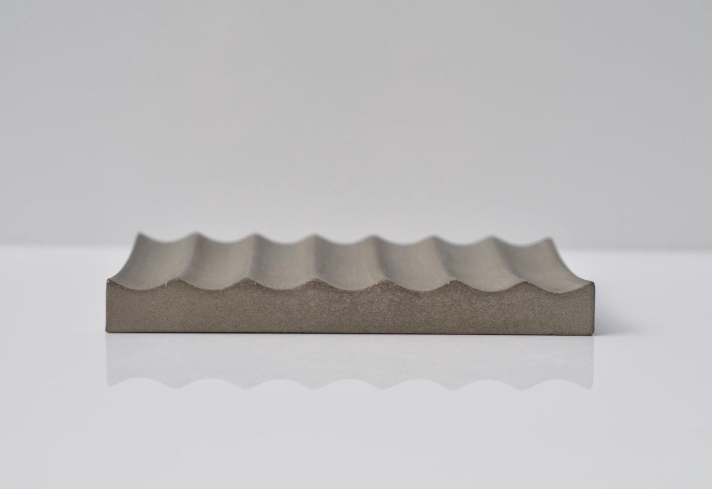 Concrete Soap Dish  | Grey Handmade Rectangular Soap Tray  | Industrial soap tray