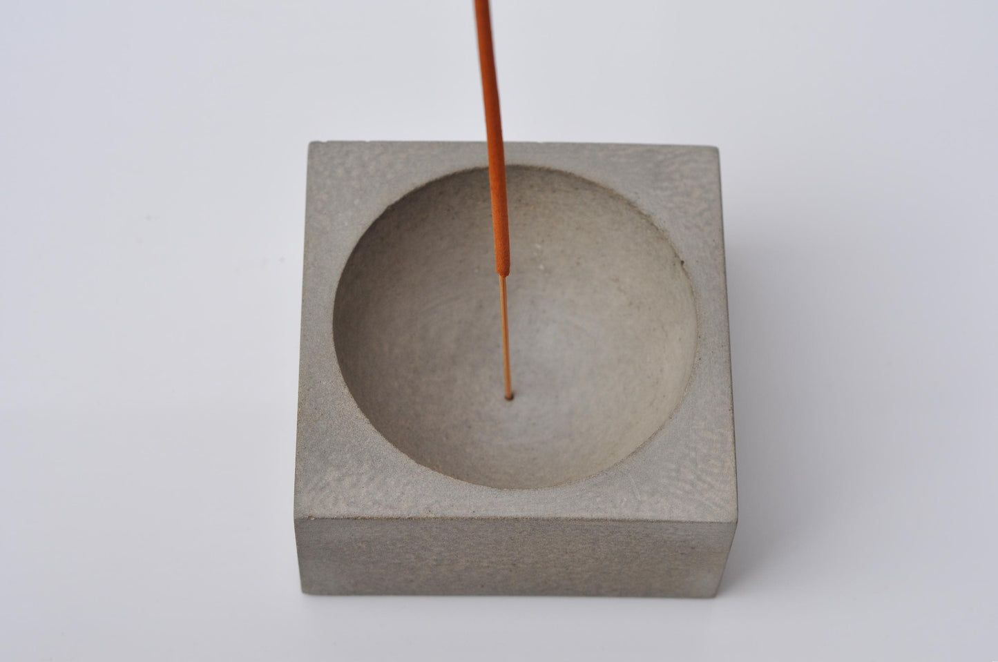 Concrete Incense Holder Set | Grey Cement Gift Set  | Concrete incense burner and holder | Cement Josticks Holder