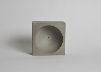 Concrete Incense Holder Set | Grey Cement Gift Set  | Concrete incense burner and Josticks holder