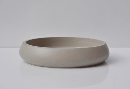 Medium Concrete Bowl  | Grey Handmade Accessory Bowl  | Shallow beton key bowl | Cement home decor