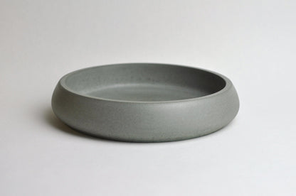 HANDMADE MEDIUM CONCRETE BOWL - STEEL GREY