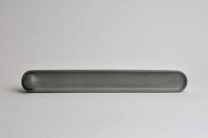 HANDMADE CONCRETE INCENSE BURNER  - BLUE GREY