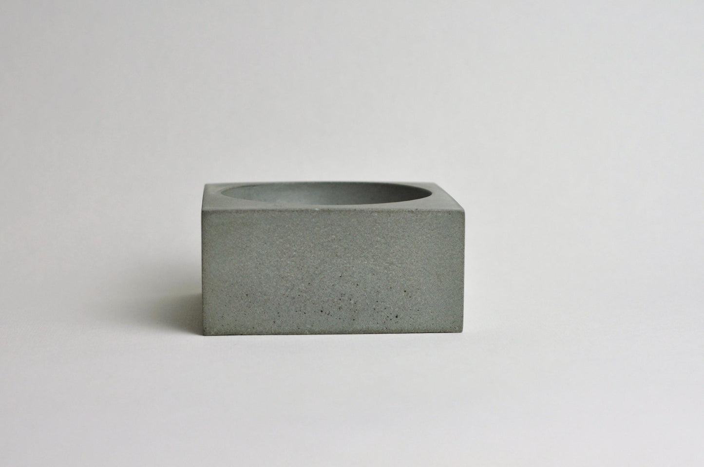 Concrete incense burner | Steel Grey Cement Josticks Holder | Unique Beton Home Decor