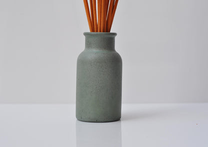 HANDMADE CONCRETE INCENSE HOLDER SET - GREY GREEN