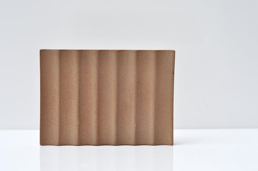 HANDMADE CONCRETE SOAP DISH  - TERRACOTA