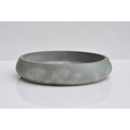 Concrete Key Bowl: Handmade Green Marble Minimalist Bowl for Keys or Jewellery