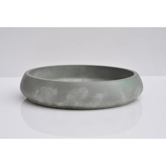 Concrete Key Bowl: Handmade Green Marble Minimalist Bowl for Keys or Jewellery