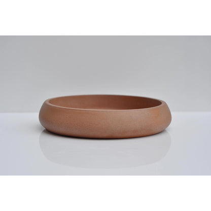 Orange Concrete Bowl: Handmade Terracotta Orange Key Dish, Modern Decor