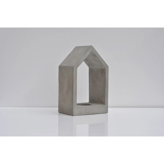 Handmade Concrete Tealight Holder: Minimalist House Design Decor