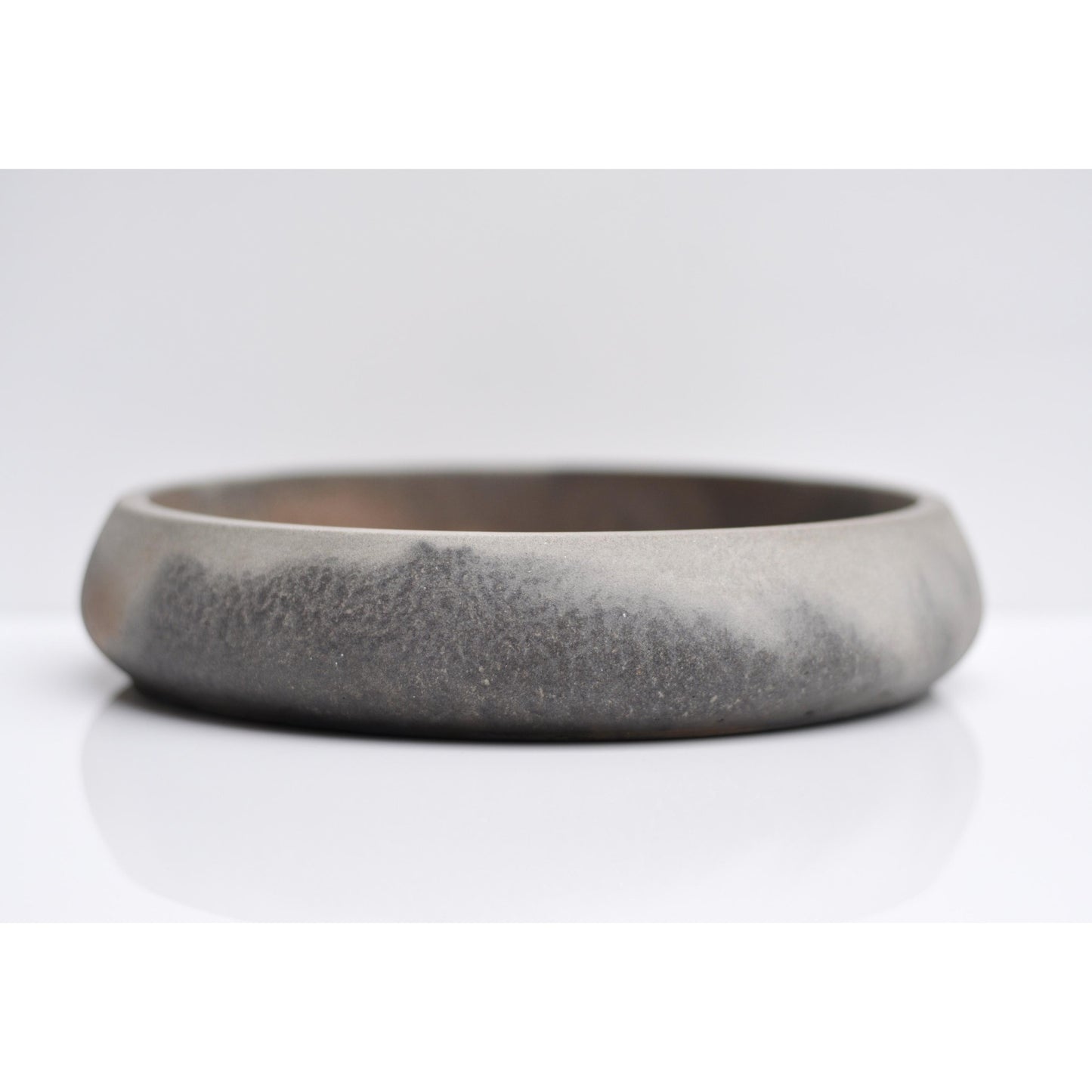 Large Concrete Bowl: Handmade Cement Fruit Bowl Grey 25 cm diameter