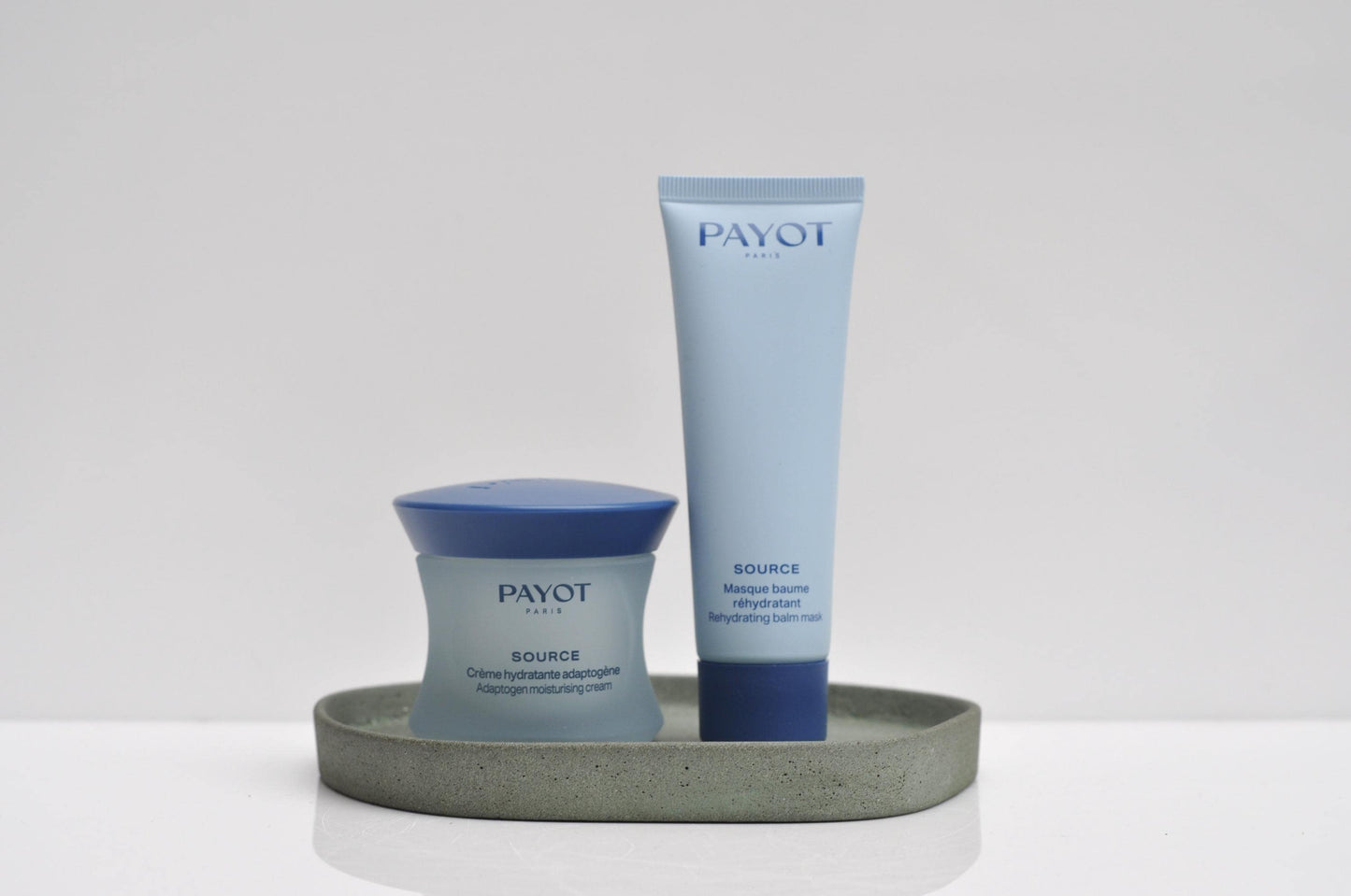 Small minimalist cement tray for keys or candles