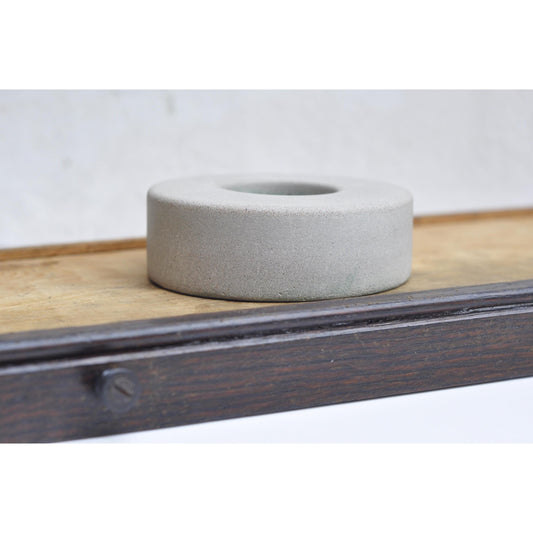 Handmade light grey concrete tealight holder