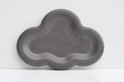 Sleek handmade grey concrete tray for everyday items