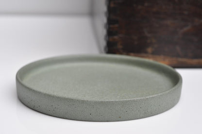 Modern minimalist small concrete tray