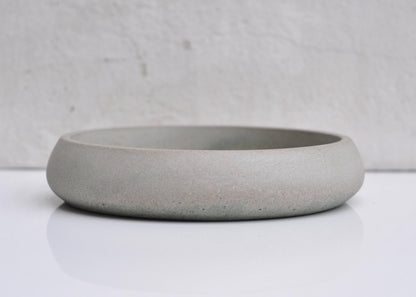 Concrete catchall bowl for accessories