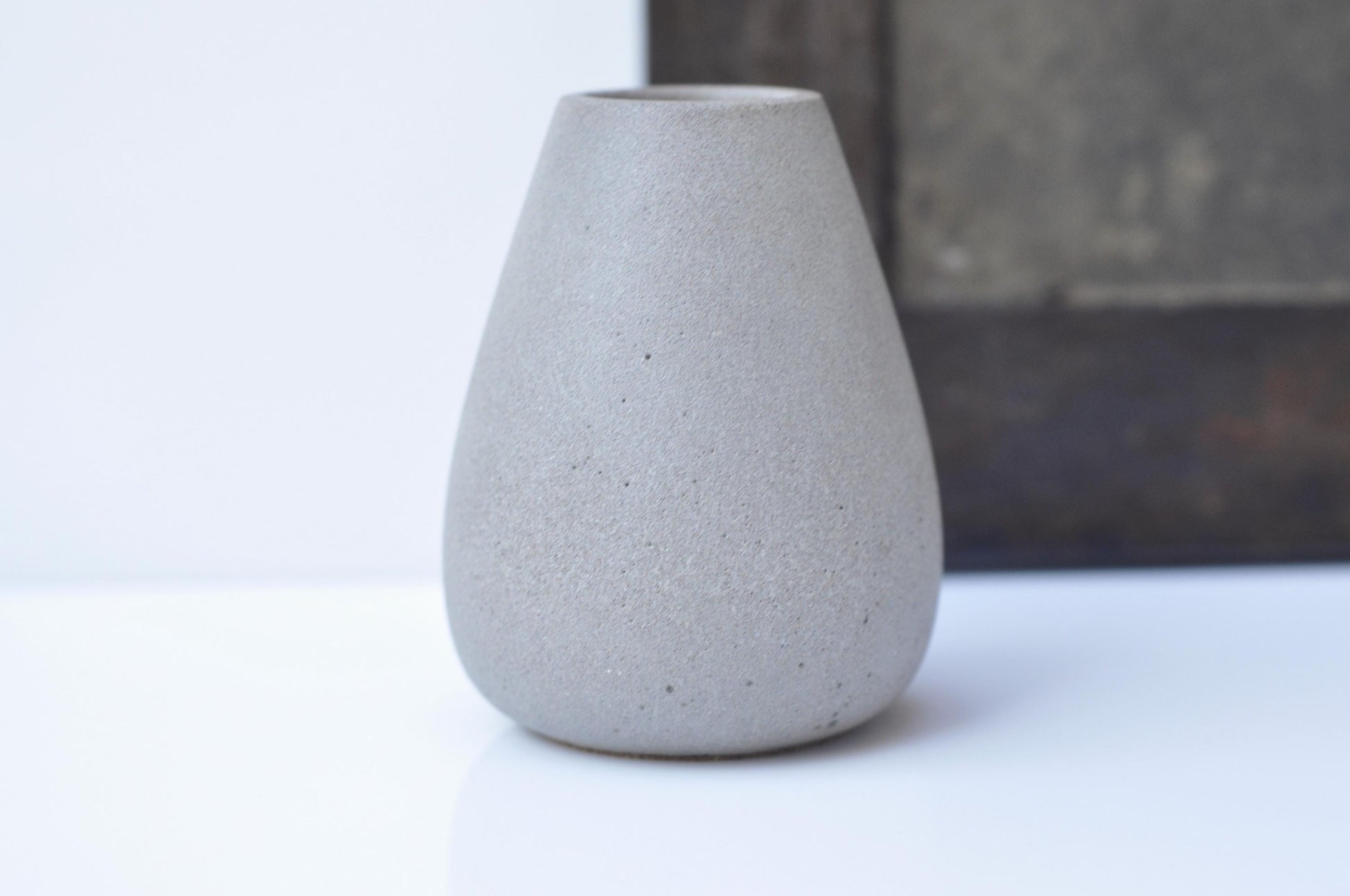 Modern concrete incense burner set