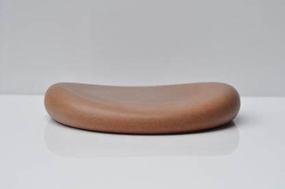 Heavy orange concrete tray for modern decor